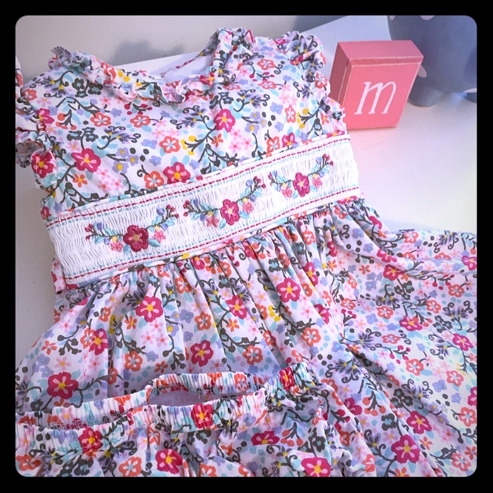 Bonnie Baby Smocked Dress
